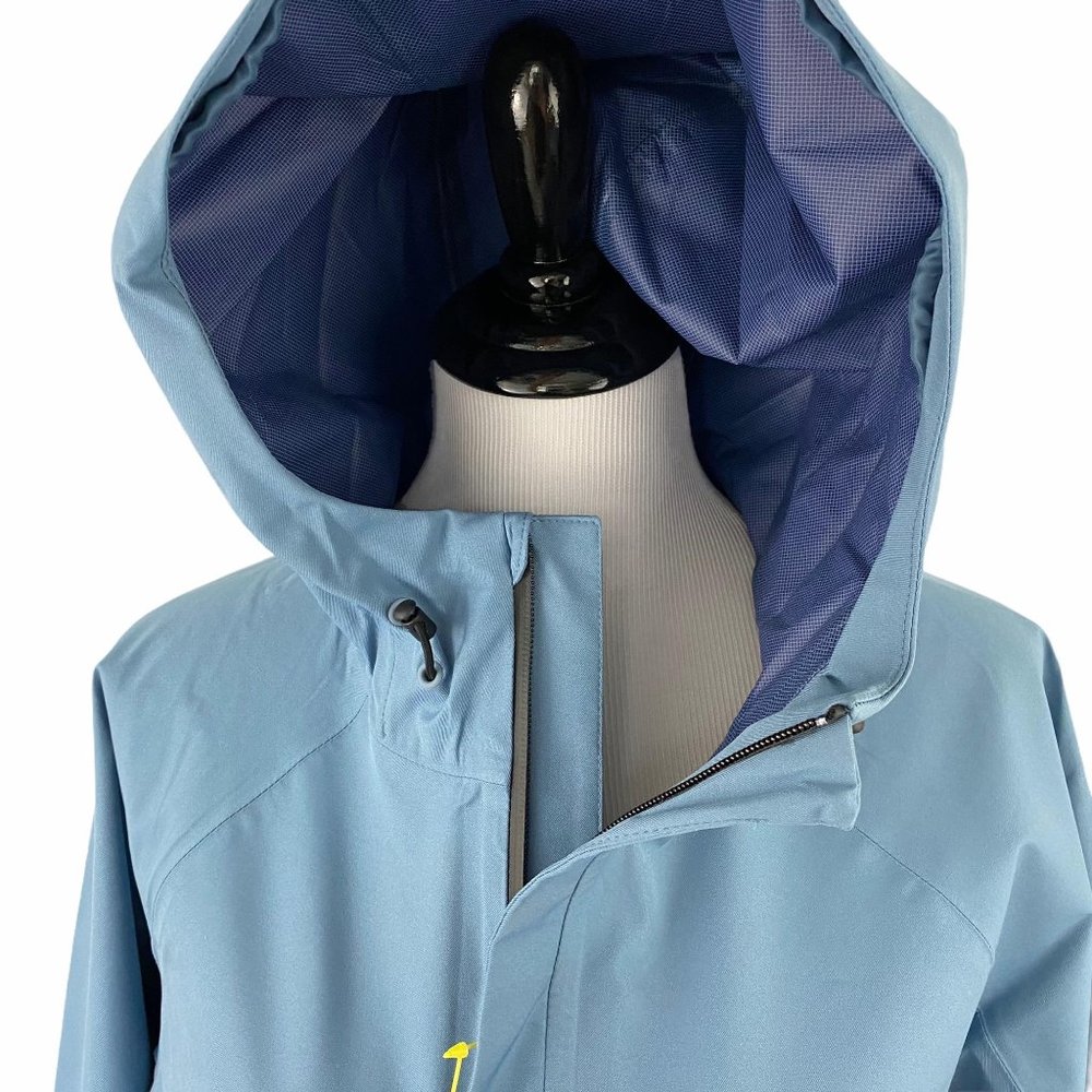 All in Motion Waterproof Rain Jacket Hooded Blue Men's Medium Large or XXL - Picture 5 of 10
